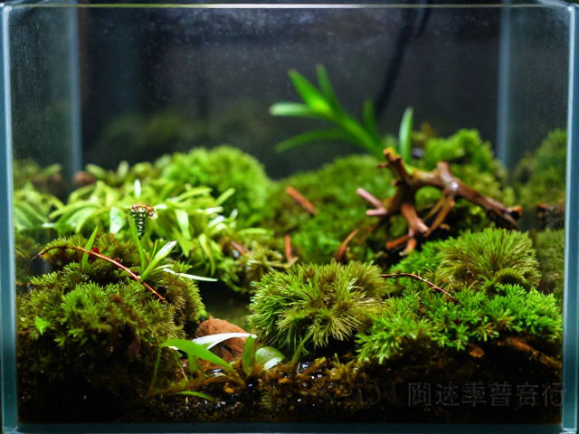 玻璃饲养缸铺水苔教程,保湿防霉,打造雨林生态缸最佳方案