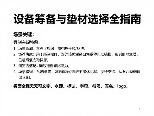 乌龟腐皮怎么办?设备筹备与垫材选择全指南