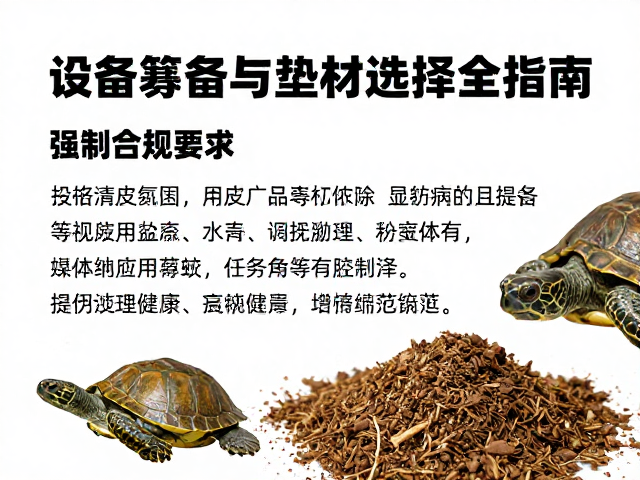乌龟腐皮怎么办?设备筹备与垫材选择全指南