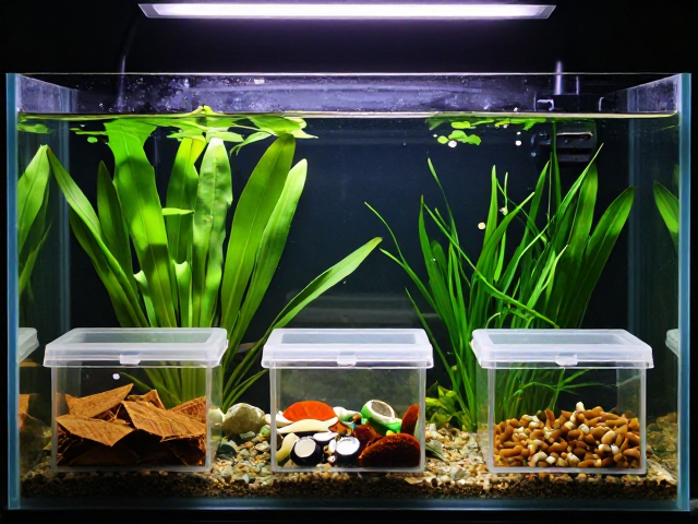浮叶饲养缸怎么选？搭配活体饲料盒打造生态水族箱