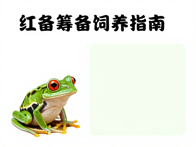 红眼角蛙饲养指南,设备筹备与活跃度提升全攻略