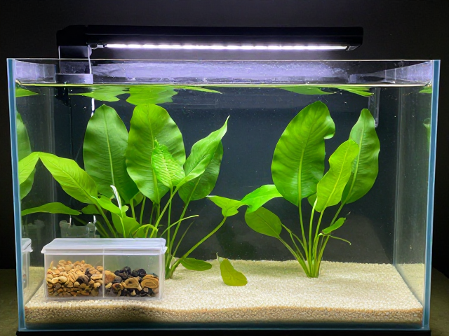 浮叶饲养缸怎么选？搭配活体饲料盒打造生态水族箱