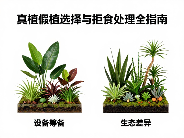 微景观造景避坑,设备筹备、真植假植选择与拒食处理全指南