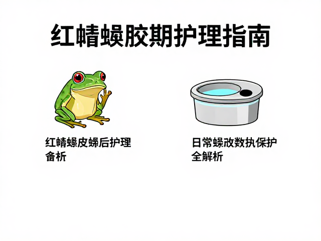 红眼角蛙蜕皮期护理指南，设备筹备与日常维护全解析