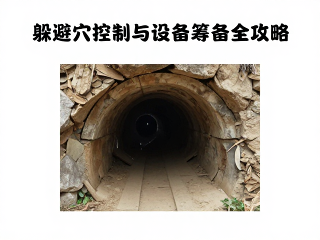 躲避穴怎么设?温湿度控制与设备筹备全攻略