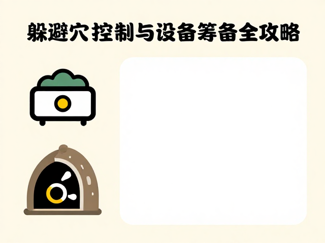 躲避穴怎么设?温湿度控制与设备筹备全攻略