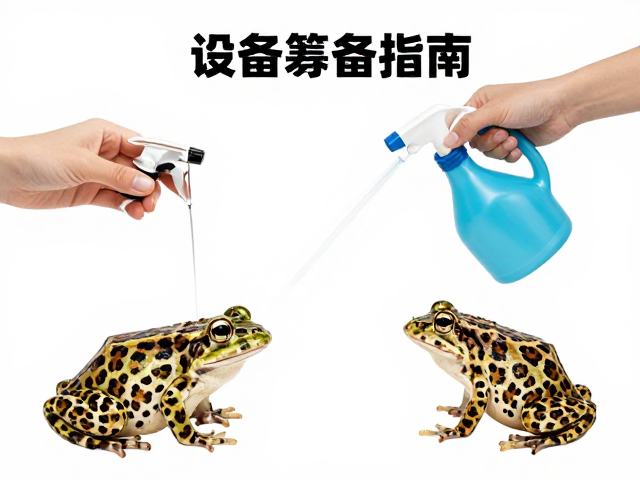 豹纹蛙饲养设备筹备指南，喷壶使用技巧与保湿秘籍