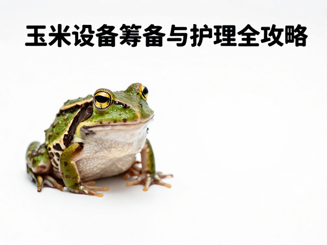 角蛙蜕皮期怎么护理?玉米蛙设备筹备与护理全攻略