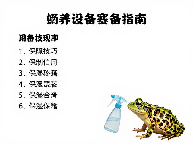 豹纹蛙饲养设备筹备指南，喷壶使用技巧与保湿秘籍