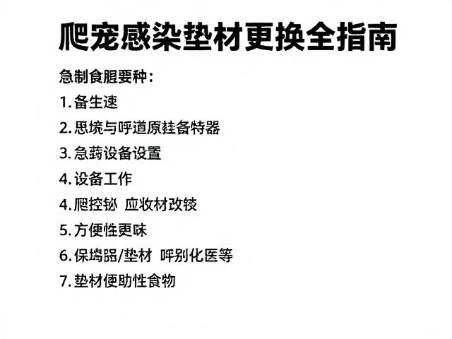 爬宠呼吸道感染急救,设备筹备与垫材更换全指南