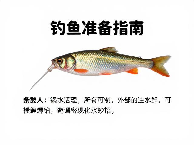 钓鱼设备筹备指南,活饵处理技巧与避免积水妙招