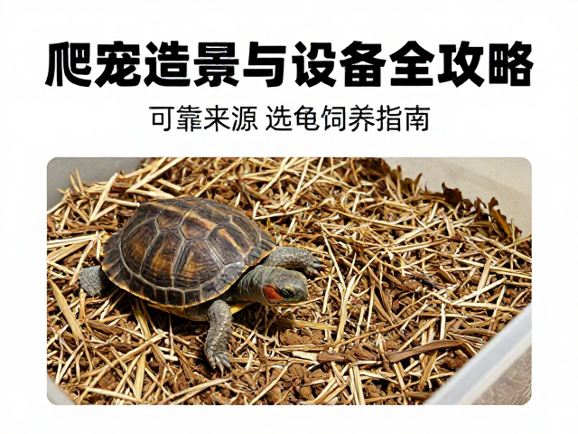 爬宠饲养指南,可靠来源选龟,垫材造景与设备全攻略