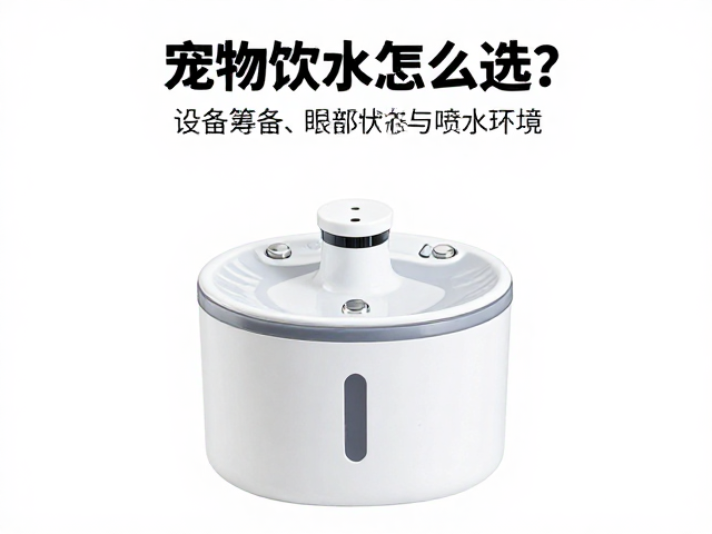 宠物饮水机怎么选?结合设备筹备、眼部状态与喷水频率全攻略