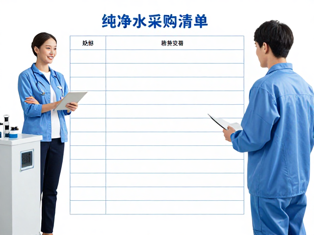 纯净水采购清单与互动行为观察,高效设备筹备指南