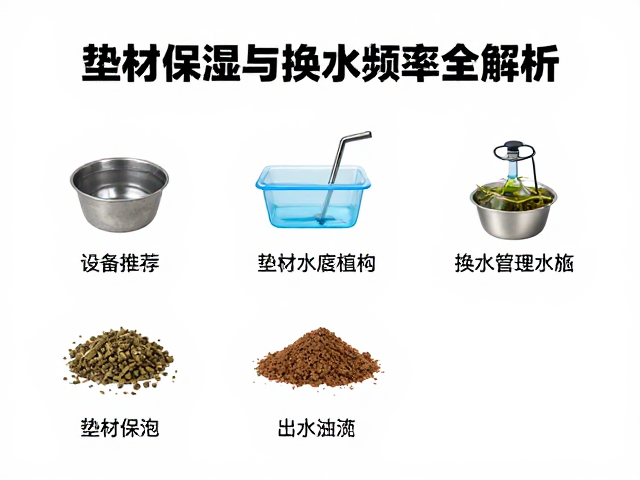 爬宠饲养指南,设备筹备、垫材保湿与换水频率全解析