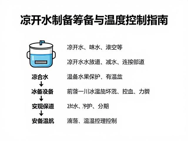 凉开水制备设备筹备与温湿度控制指南