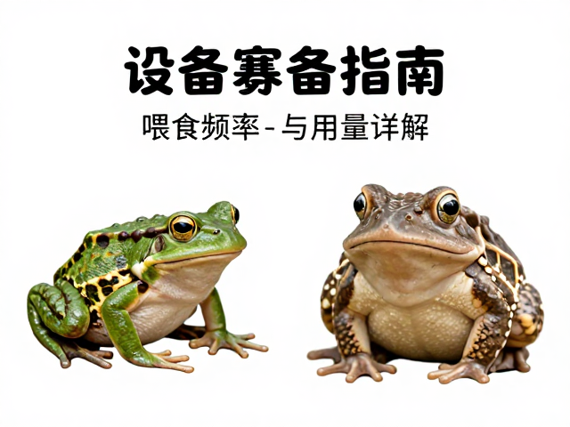 蛙与蟾蜍区别，设备筹备指南，喂食频率与用量详解