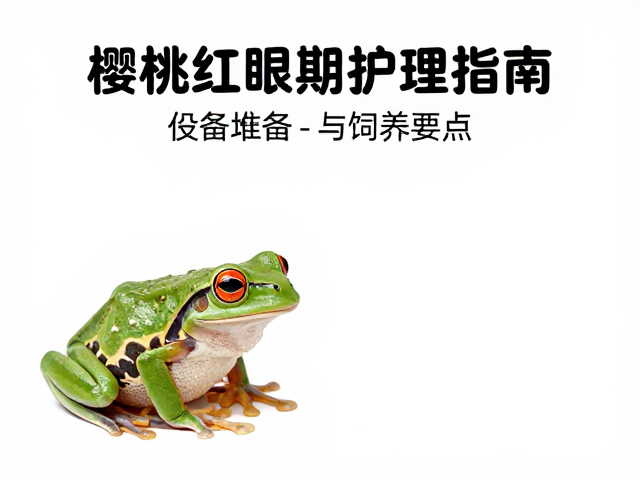树蛙(樱桃红眼)蜕皮期护理指南,设备筹备与饲养要点