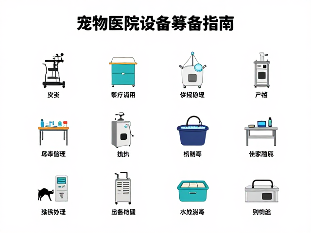 宠物医院设备筹备指南,无畸形护理与环境消毒标准