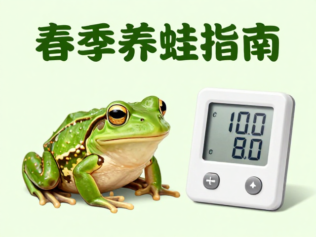 春季养蛙指南,温湿度计调控助新蛙平稳度过适应期