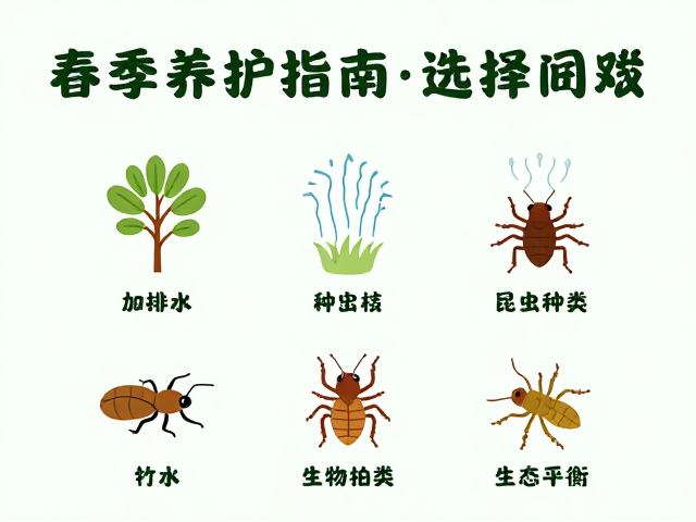 春季养护指南,加湿排水与昆虫种类选择技巧