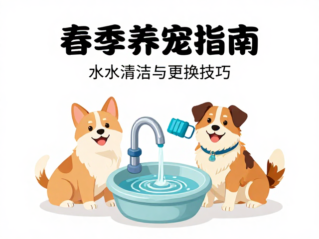春季养宠指南,水源清洁与更换技巧,补充维生素防生病