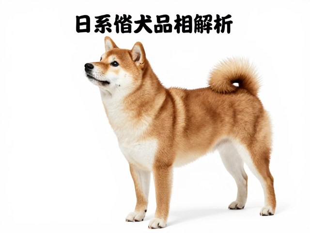 日系柴犬品相解析,吻部短粗有力,选粮要高质量