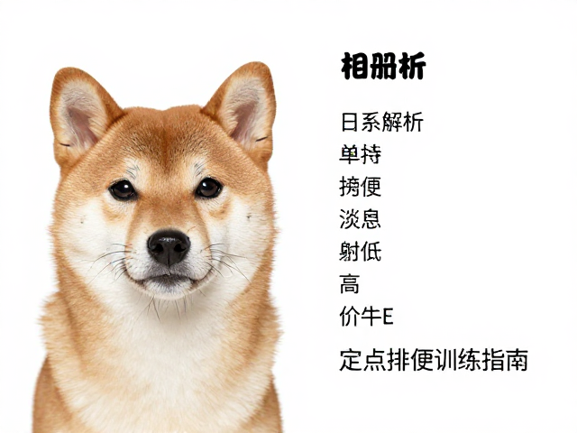 日系柴犬品相解析,三角深邃眼与定点排便训练指南