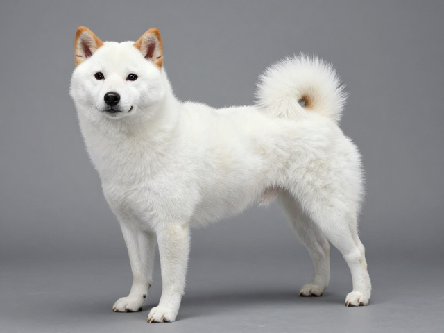 日系柴犬品相,四肢笔直骨骼壮,别误以为白色更稀有