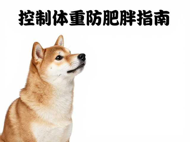 日系柴犬品相，吻部短粗有力，控制体重防肥胖指南