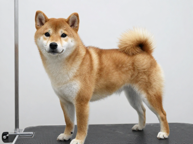 日系柴犬芝麻色品相解析,每周1-2次梳理,养出赤色带黑尖高颜值