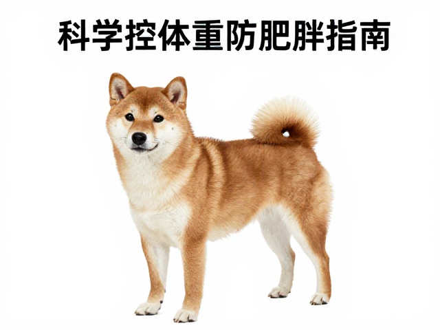 日系柴犬品相,四肢笔直骨骼强,科学控体重防肥胖指南