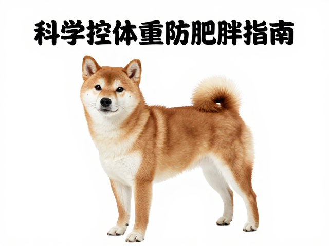 日系柴犬品相,四肢笔直骨骼强,科学控体重防肥胖指南