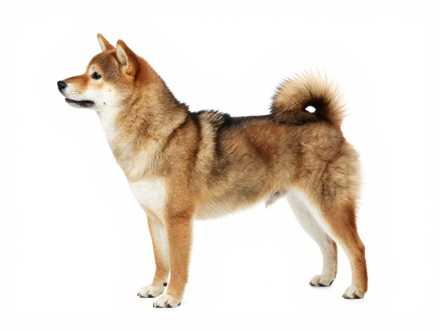 日系柴犬品相解析,胡麻色带杂色、尾毛蓬松卷曲的选购指南