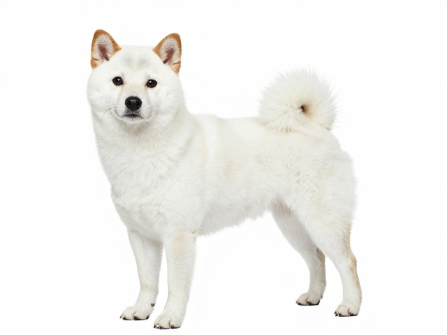 日系柴犬品相解析,深褐色眼色配纯白/浅白毛发,颜值巅峰特征详解
