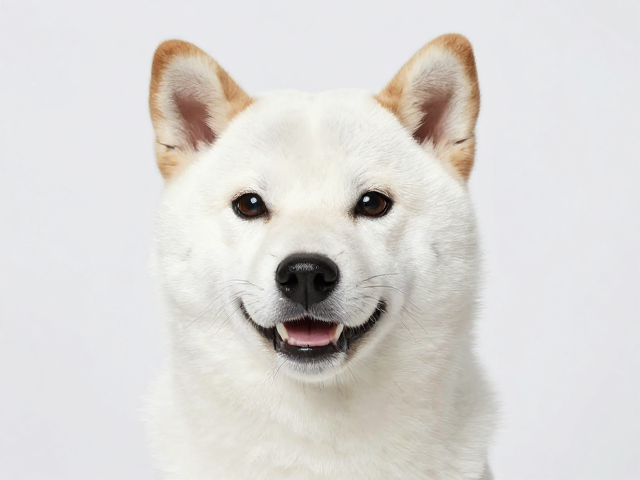 日系柴犬品相解析,深褐色眼色配纯白/浅白毛发,颜值巅峰特征详解