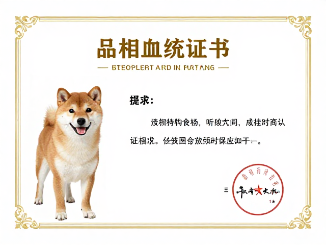 日系柴犬品相血统证书要求,忠诚亲近主人的选购指南
