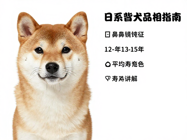日系柴犬品相指南，鼻镜纯黑特征与12-15年平均寿命详解