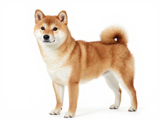 日系柴犬品相,耳位适中分开,警惕髋关节发育不良