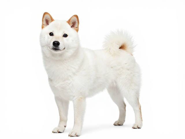 日系柴犬品相,白色纯白浅白尾毛蓬松卷曲怎么挑?