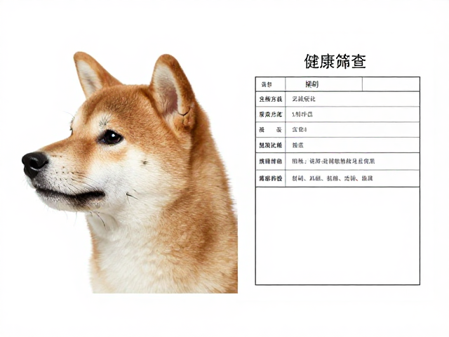 日系柴犬品相解析,口吻头盖骨比例协调,附健康筛查报告
