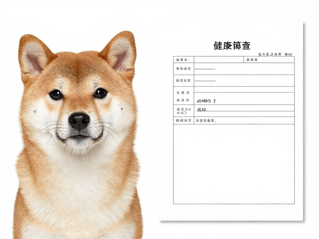 日系柴犬品相解析,口吻头盖骨比例协调,附健康筛查报告