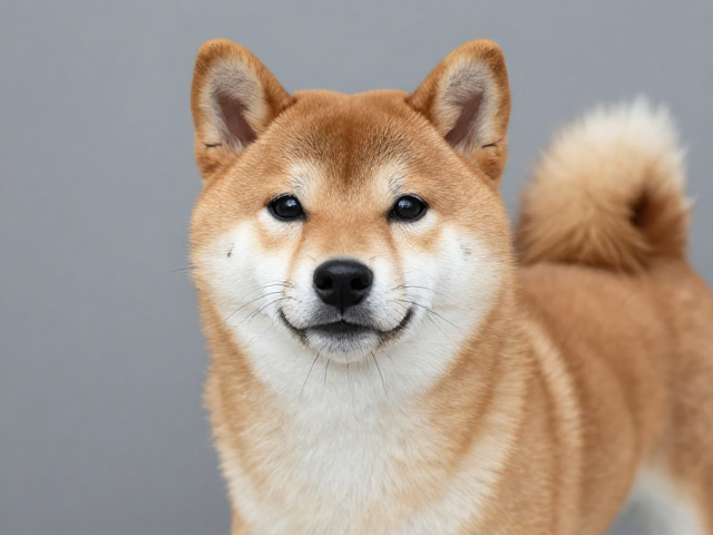 日系柴犬品相,外层毛硬直、忠诚亲近主人的完美标准