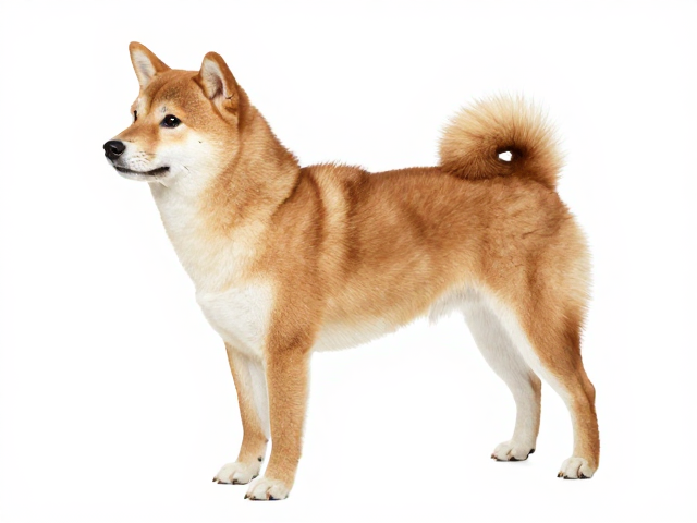 日系柴犬品相标准,头盖骨与口吻比例协调,背部水平强壮详解