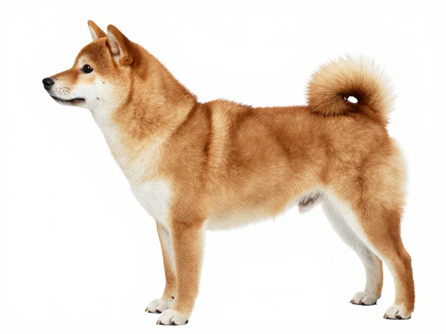 日系柴犬品相标准,头盖骨与口吻比例协调,背部水平强壮详解