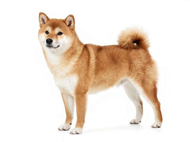 日系柴犬品相解析,尾毛蓬松卷曲、脚部白袜标记是否标准?