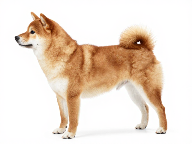 日系柴犬品相解析,尾毛蓬松卷曲、脚部白袜标记是否标准?