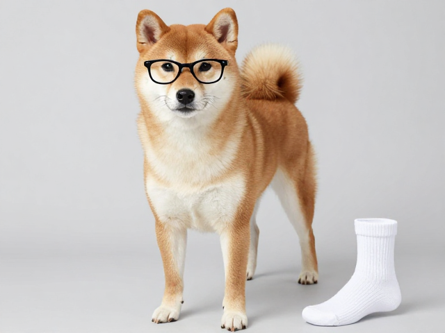 日系柴犬品相解析,黑鼻镜配白袜标记的颜值标准