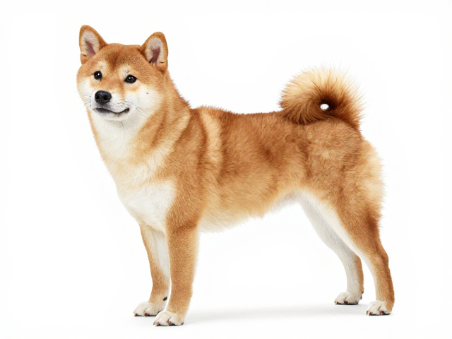 日系柴犬品相,尾毛蓬松卷曲符合AKC标准吗?