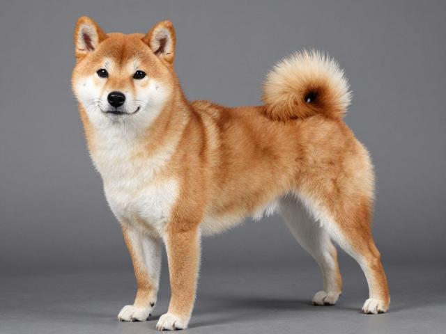 日系柴犬品相,尾毛蓬松卷曲符合AKC标准吗?